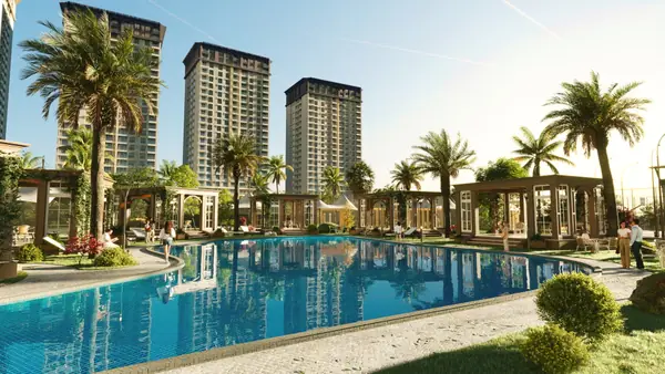 The swimming pool