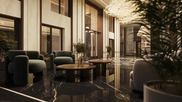 The lobby